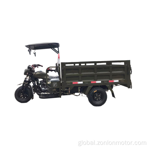A Lightweight Three Wheeled Motorcycle Self dumping motor tricycle for construction sites Manufactory